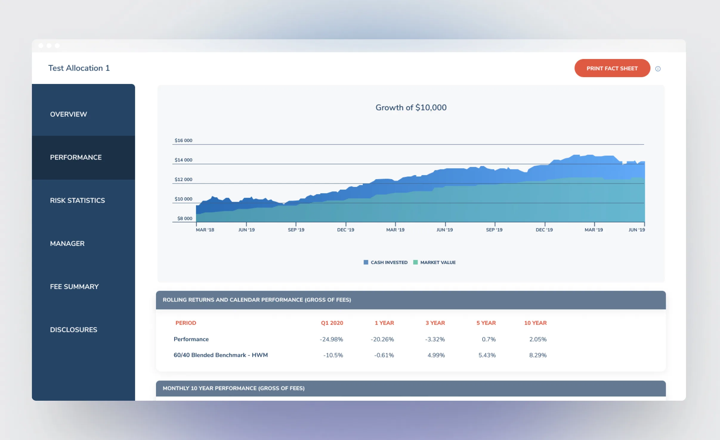 Adhesion Wealth design screen