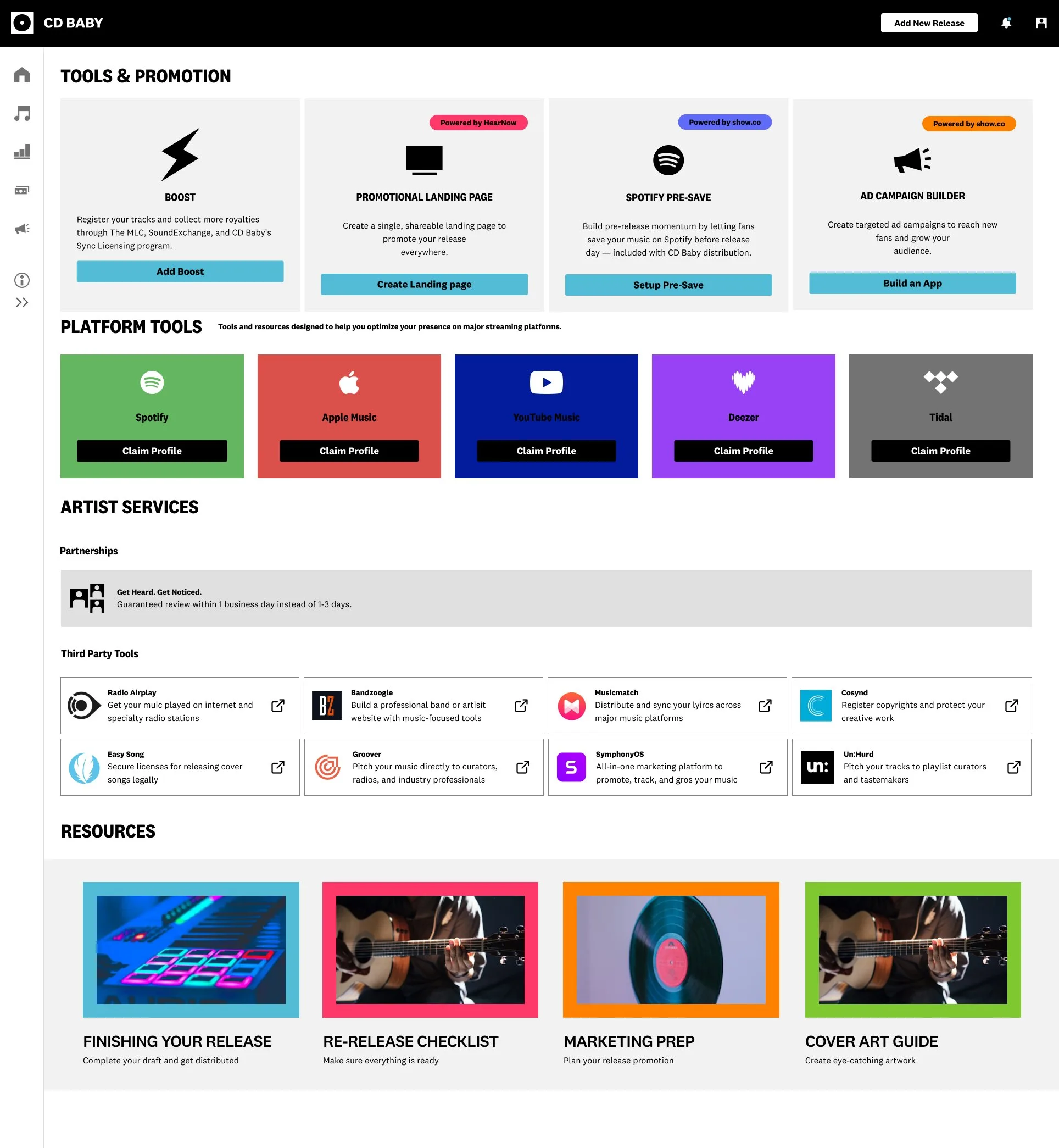CD Baby: cdba tools