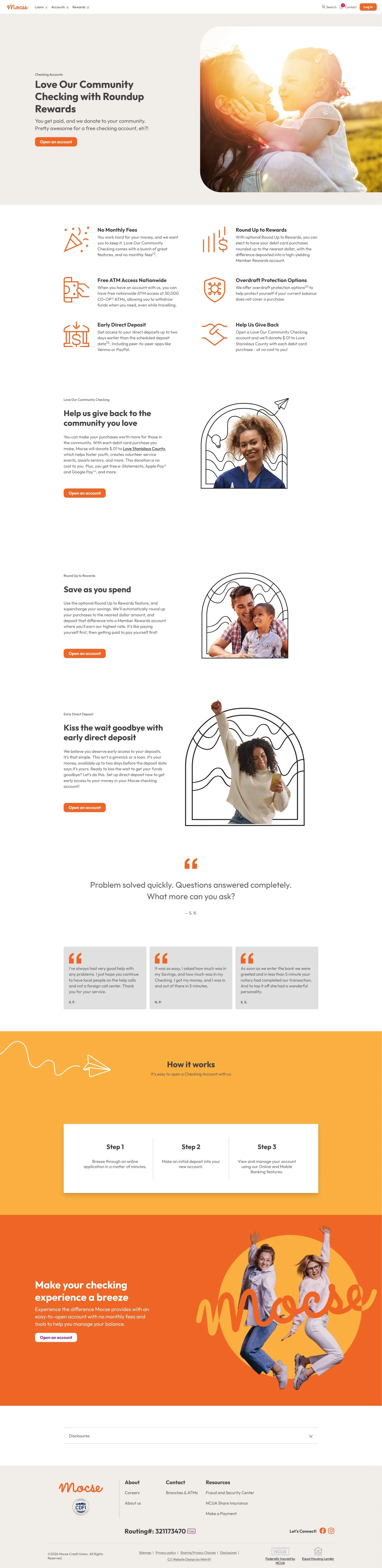 Credit Unions: cu mocse home