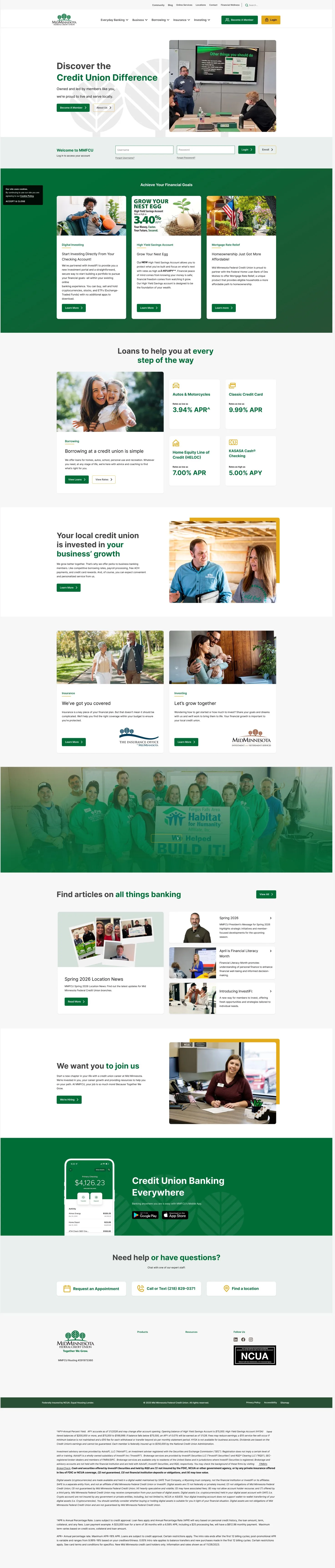 Credit Unions: cu nw home