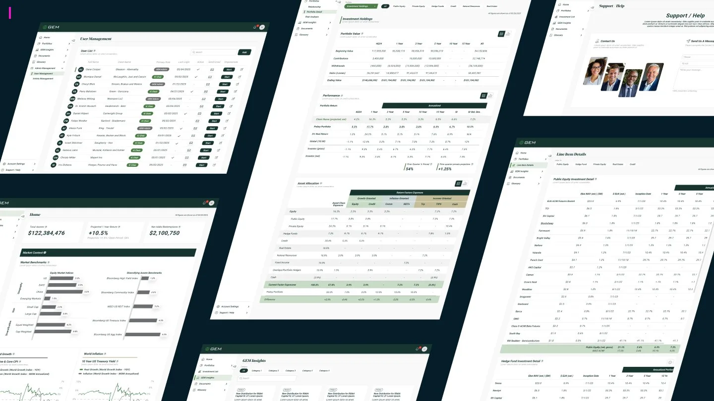 GEM design screen