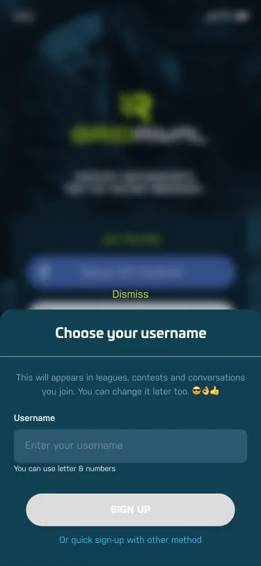 GridRival: signup