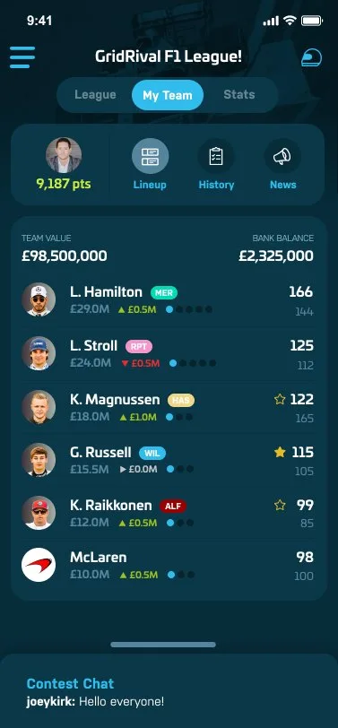 GridRival: Myteam2