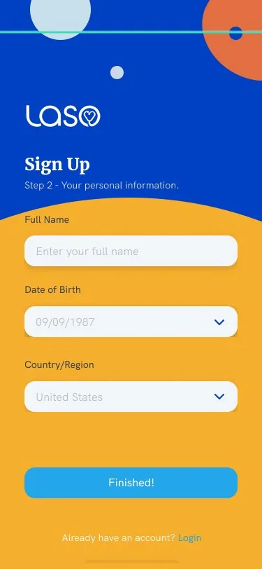 LASO Health: Signup 2