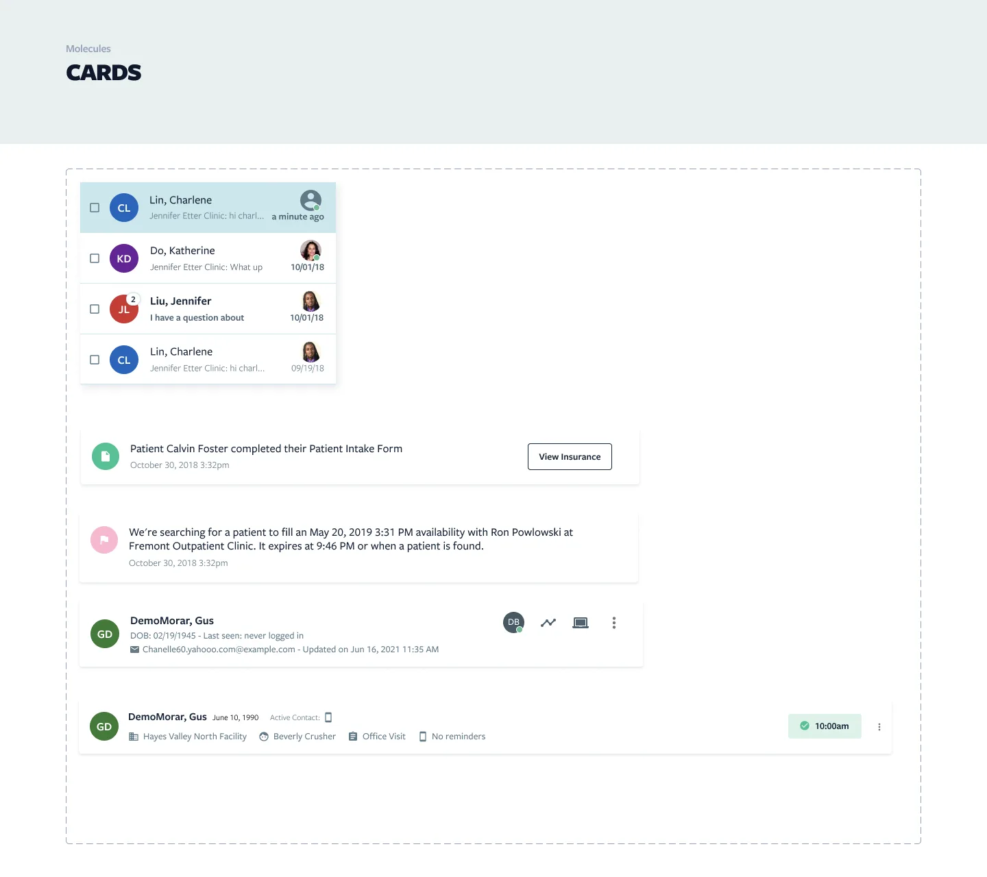 Luma Health: luma cards top