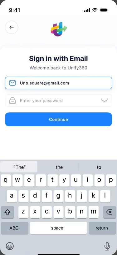 Unify360: u3 02 login
